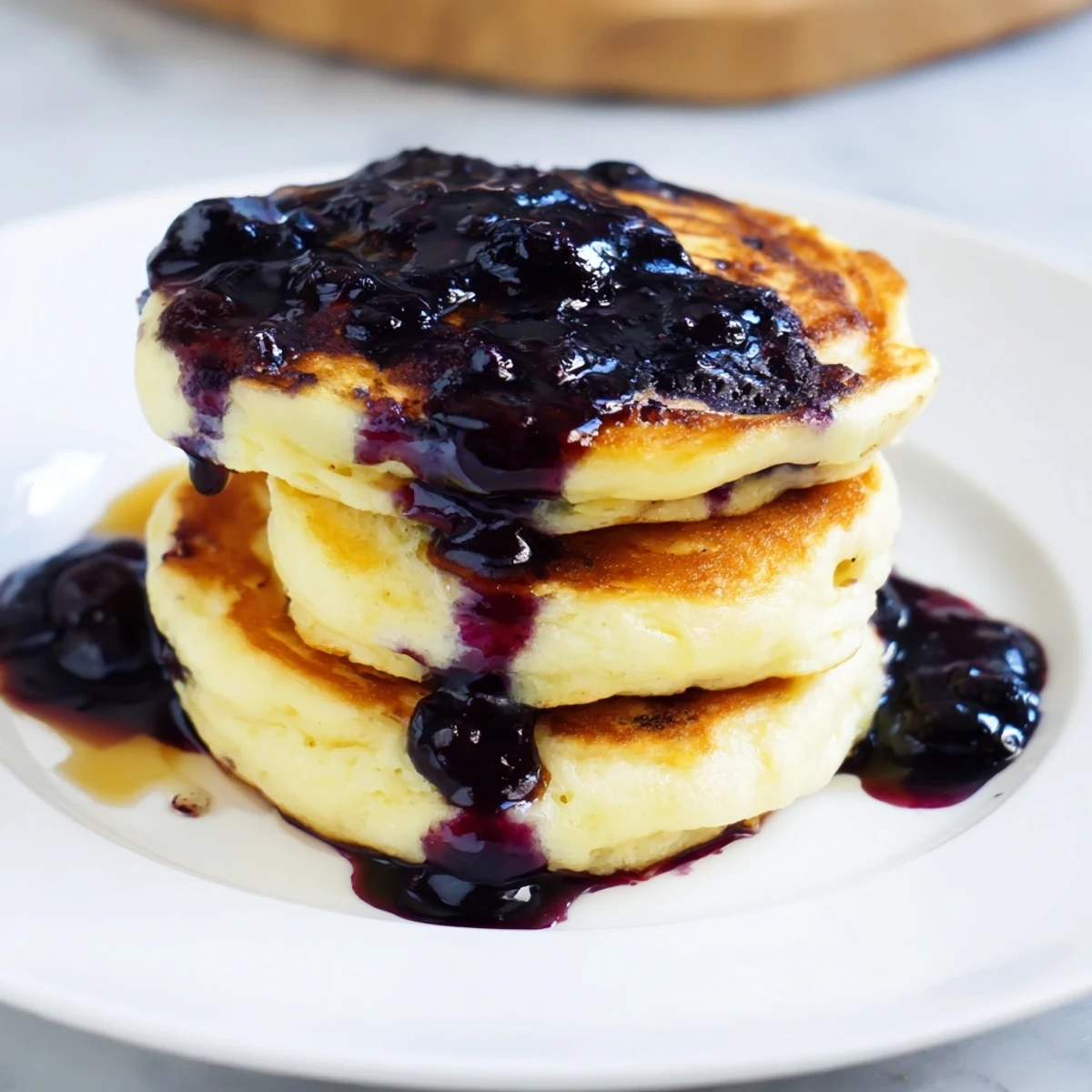 Lemon Ricotta Pancakes Blueberry