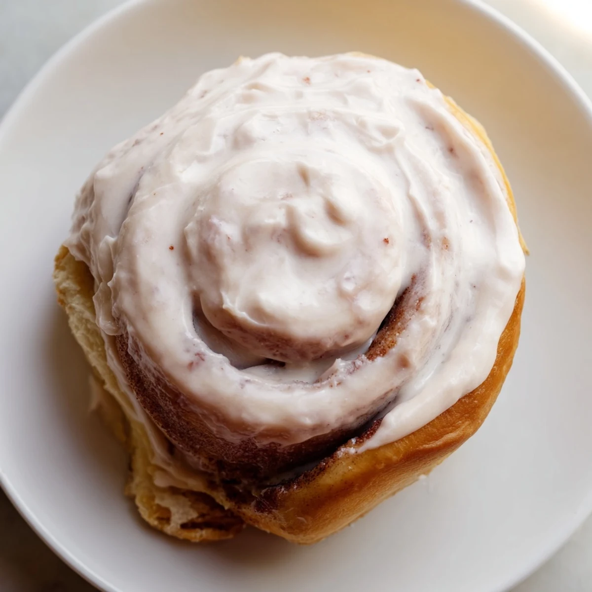 Golden brown Sweetheart Cinnamon Rolls with a gooey cinnamon sugar swirl and vibrant pink glaze dripping down the sides.  