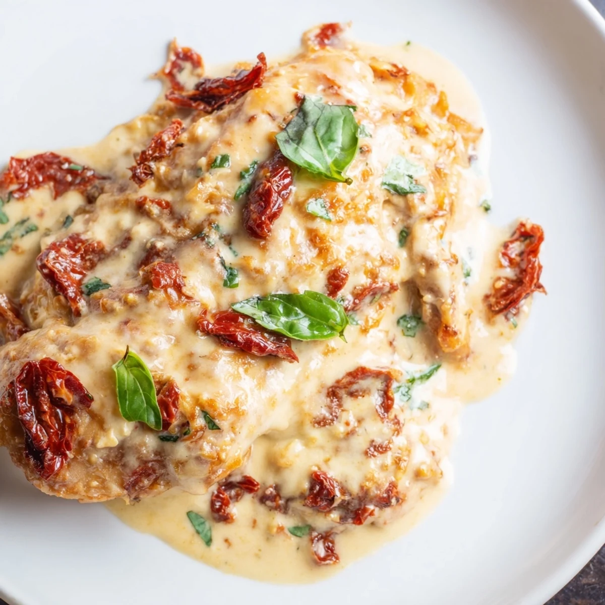 A skillet of Marry Me One Pan Chicken in rich tomato cream sauce with Parmesan, ready to serve over pasta tonight.