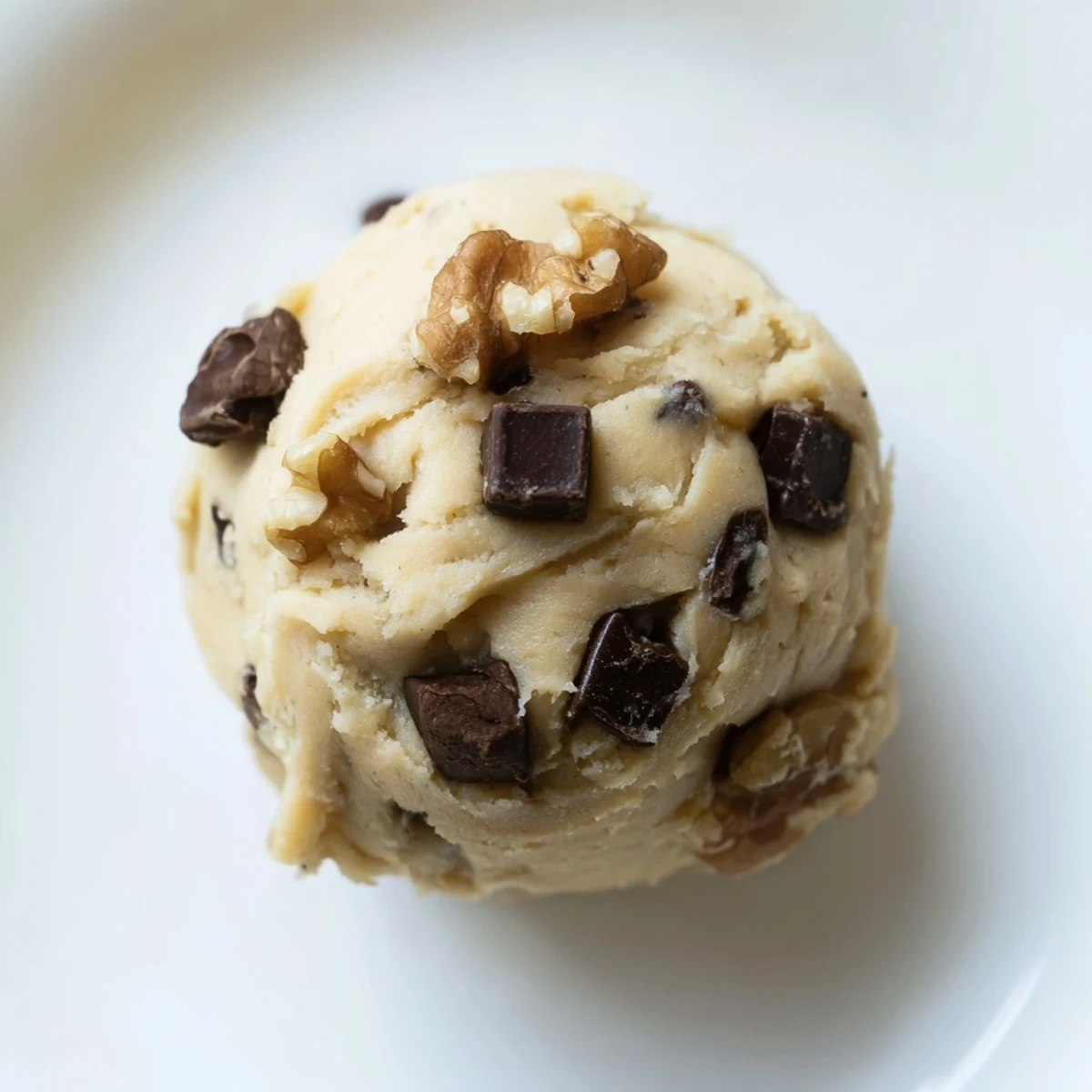 Healthy Guilt Free Greek Yogurt Cookie Dough served as a dip with fresh apple slices on a wooden board.