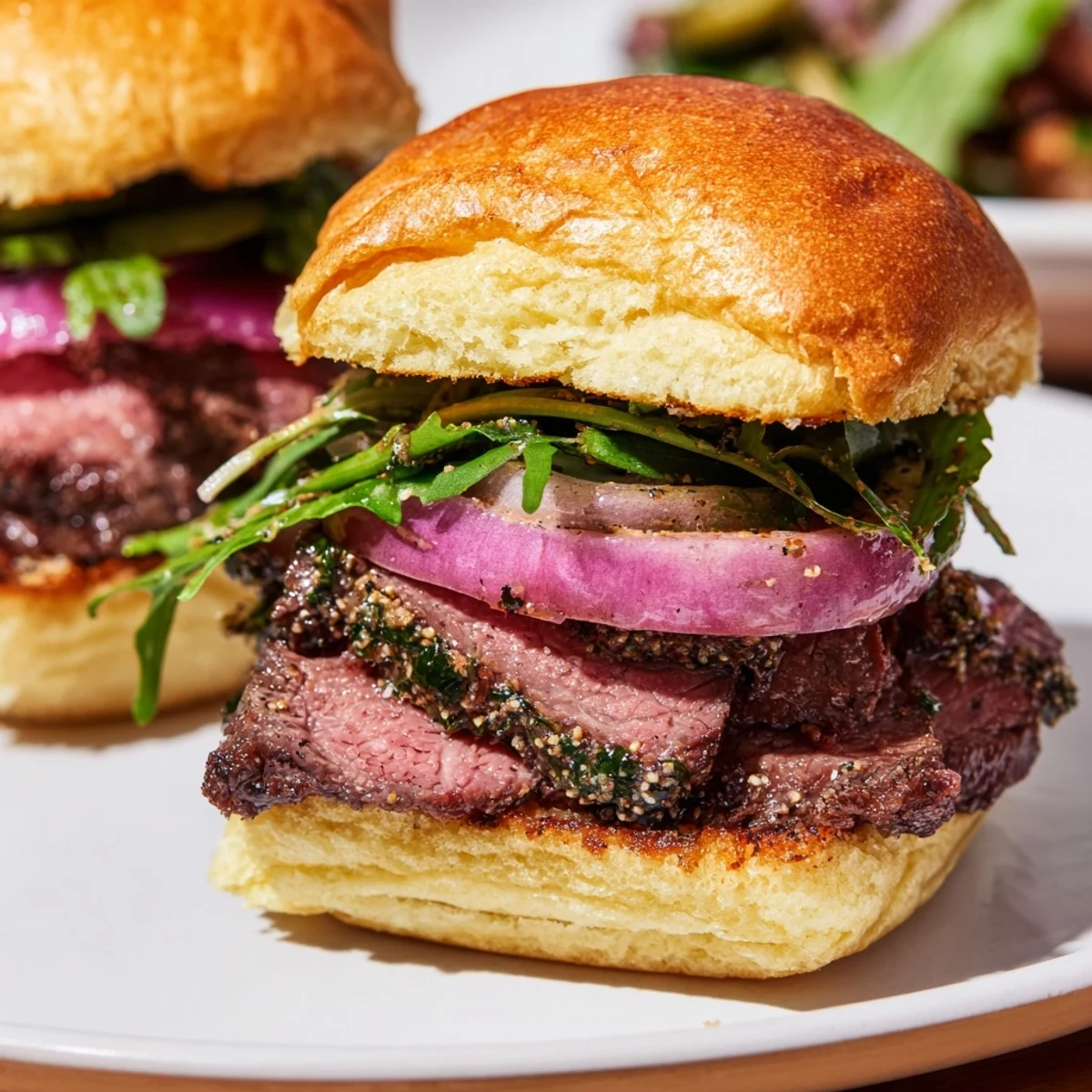Cowboy Butter Steak Sliders feature tender beef and zesty herb butter for game day.