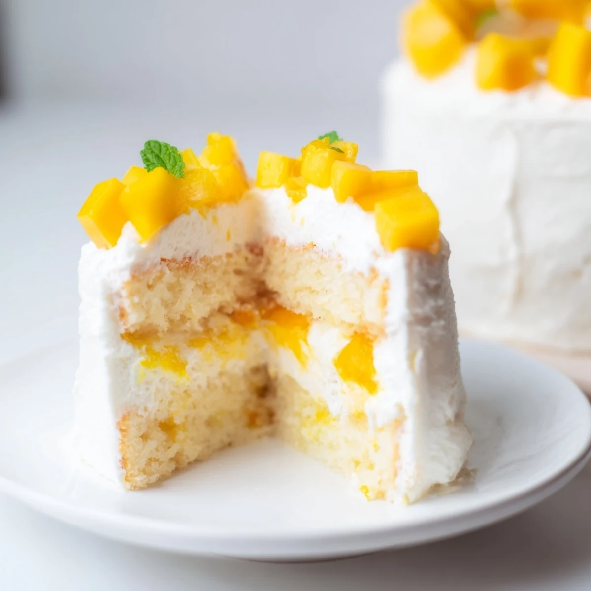 Golden sponge cake layered with tangy yuzu curd and sweet whipped Chantilly cream