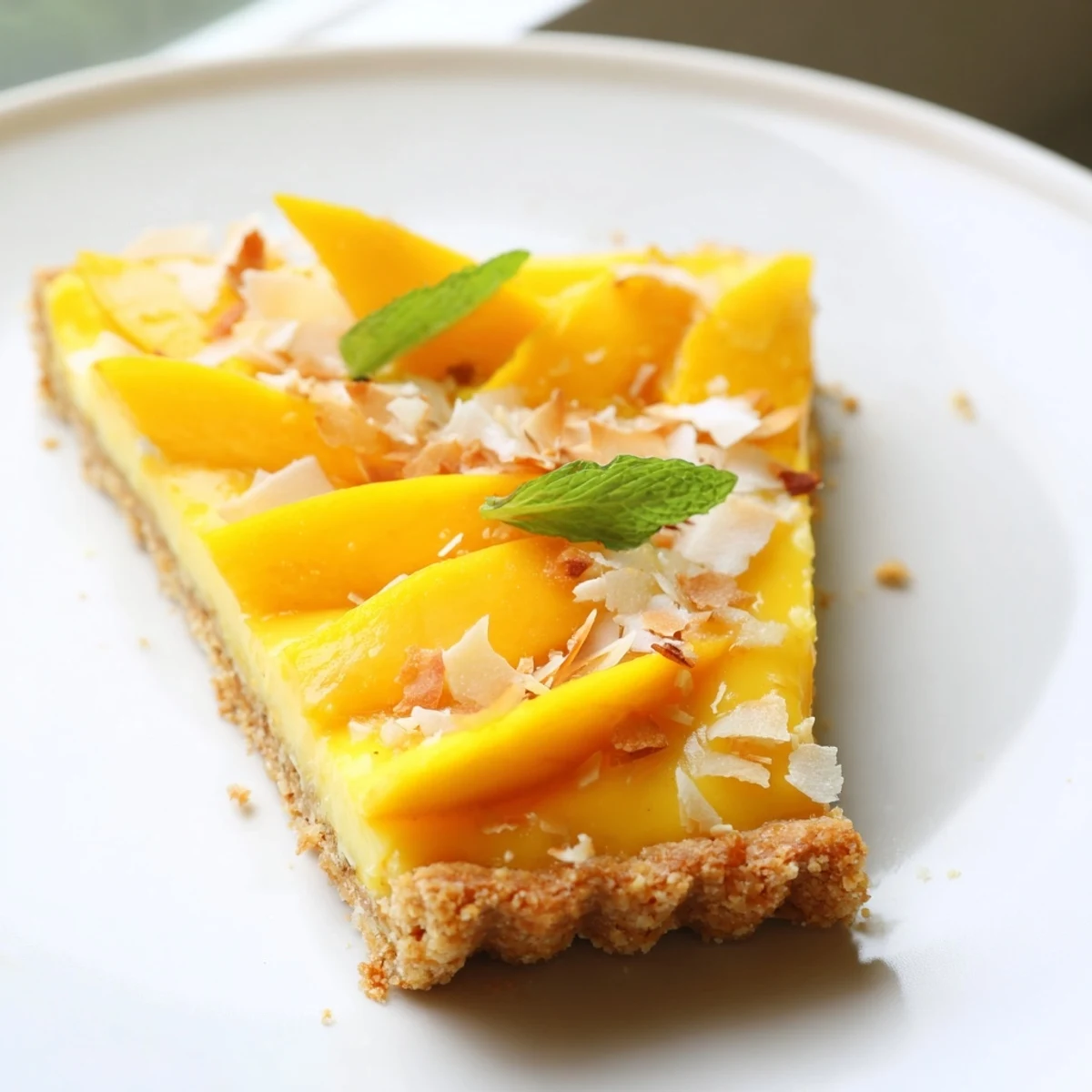 Mango Curd Tart