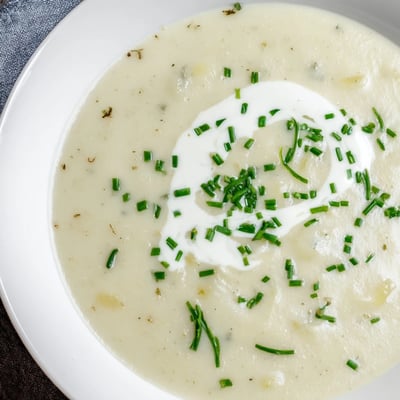 Creamy Potato Soup Chives