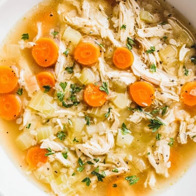 Crockpot Lemon Chicken Soup