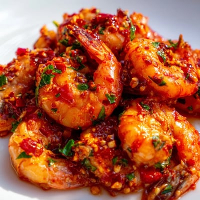 Garlic Paprika Shrimp Skillet